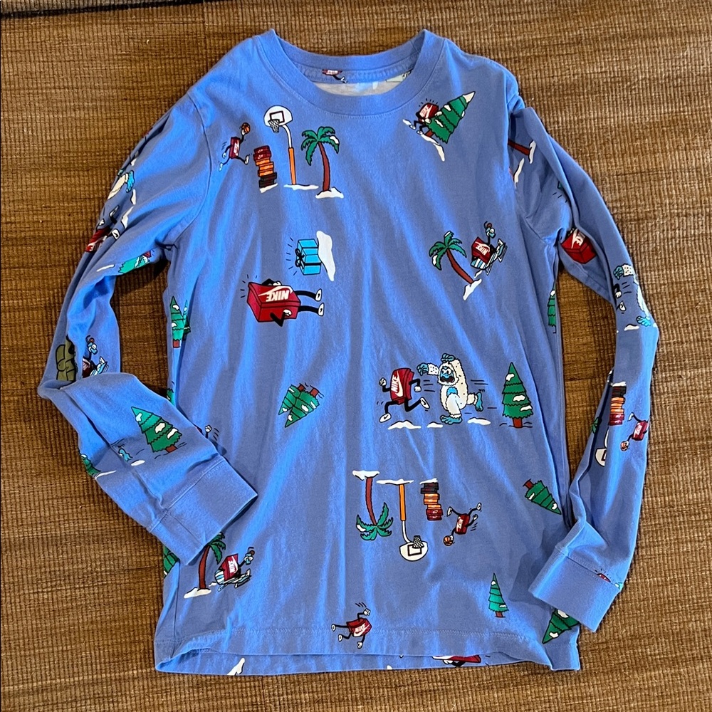 Nike Christmas Long Sleeve T-Shirt